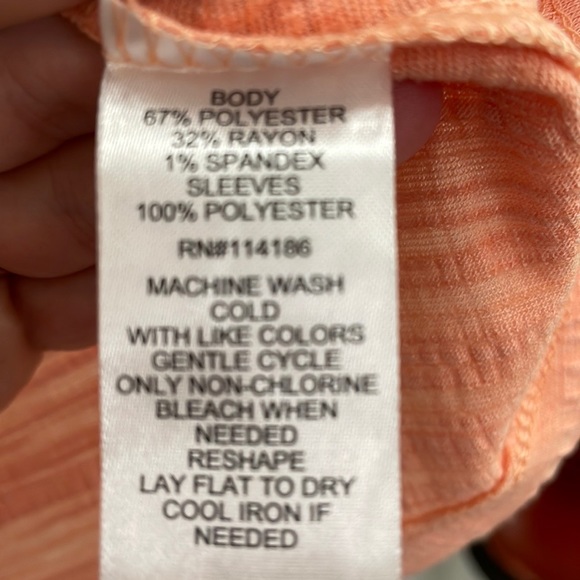 89th + Madison NWT apricot lace top.  S - Picture 6 of 6